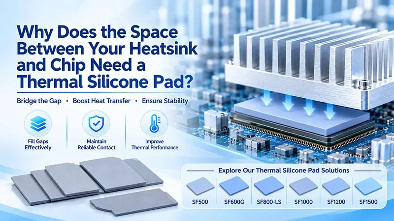 Why Does the Space Between Heatsink and Chip Need a Thermal Silicone Pad